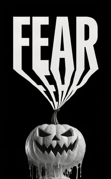 FEAR text coming out from Creepy Pimpkin