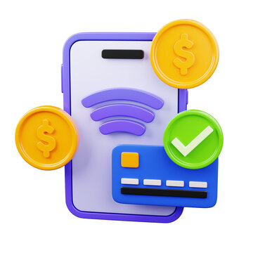 3D Mobile Payment with WiFi, Credit Card and Verification