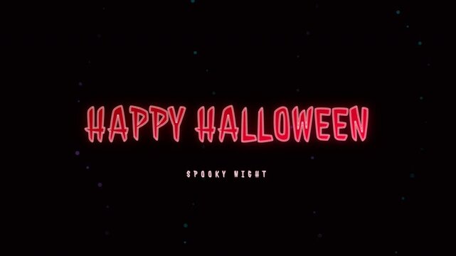 Bat silhouettes flying in red across a dark Halloween background.