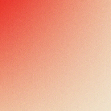 Abstract smooth gradient background transitioning from a deep vibrant red to a soft pale cream color