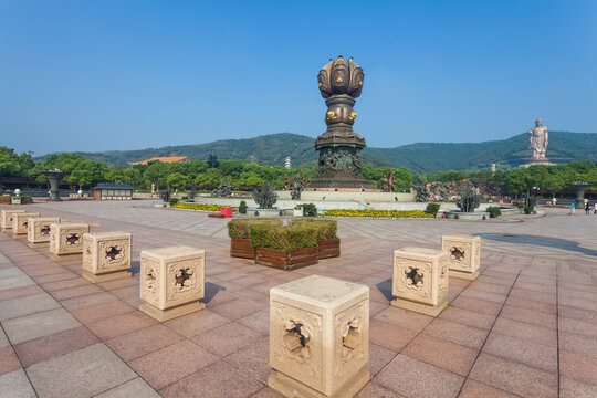 Wuxi Lingshan Buddhist Temple with Giant Buddha and Stone Monuments, Jiangsu
