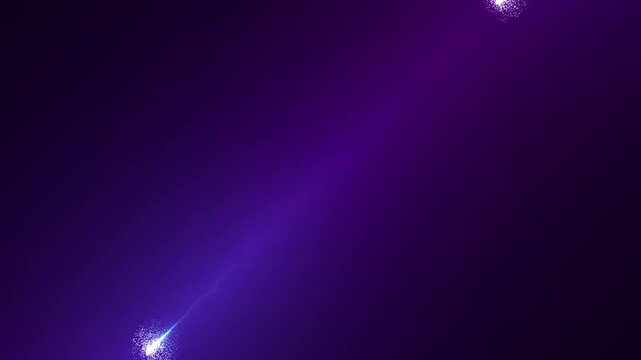 Abstract glowing particle comet motion background graphic animation 4K loop