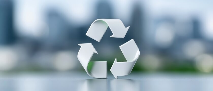 Innovative circular industry concept showcasing artificial intelligence and eco friendly practices in contemporary settings
