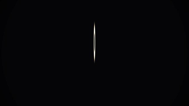 Abstract glowing light ring spinning in dark space animated background 4K loop
