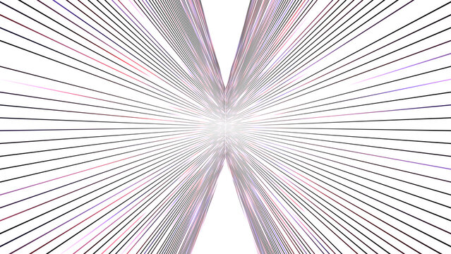 Neon Pink and Purple Radial Light Tunnel with Futuristic Warp Speed Effect