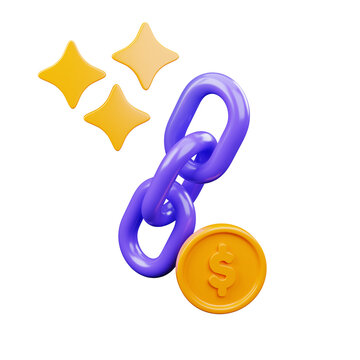 3D Financial Network Connection with Digital Link and Coins