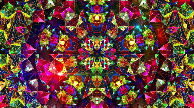 Mosaic Kaleidoscope Background