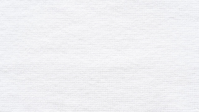 White towel texture background or cloth rug made of cotton material for hand towel, beach bath towel, kitchen towel textile backdrop