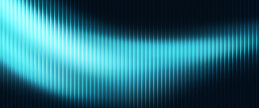 Blue Cyan Fractal Glass Texture Background with Vertical Luminous Light Streaks, Flowing Wave Pattern, Dark Navy Gradient Depth for Posters, Wallpapers, Covers, Banners, and Digital Design