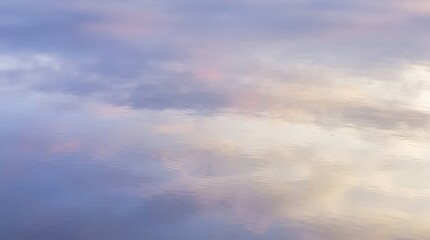 Fototapeta premium Soft Pastel Clouds at Sunset Sky Background.