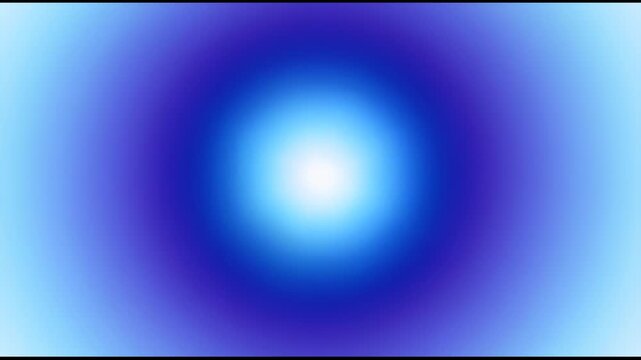 Radial gradient background, with bright white, center and blue tones