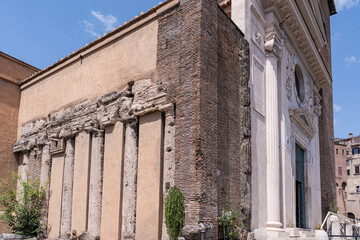 Fototapeta premium Architecture of Rome medieval and ancient historical part