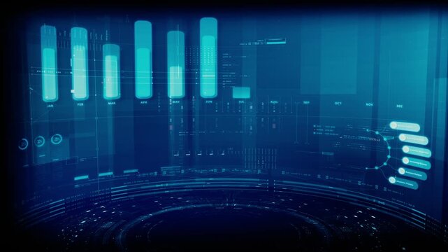 Futuristic global financial data visualization, world map and digital globe with candlestick chart, stock trading analytics, forex market dashboard, fintech infographic, big data interface