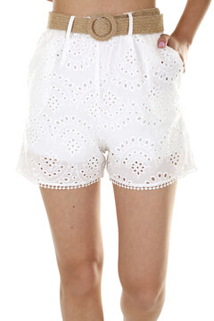 Fashion photoshoot in a studio with a white background for e-commerce