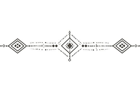 Divider doodle border diamond backgrounds pattern line.