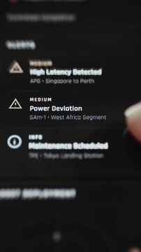 Vertical Operations Panel Flags Latency And Power Deviation