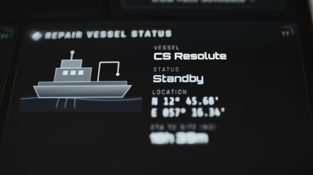 CS Resolute Repair Vessel Waits On Standby