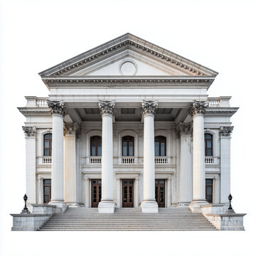 Government Court Building Classic Facade