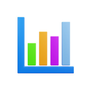 3D Column Bar Chart Analytics