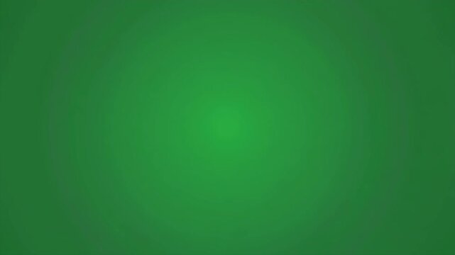 Abstract clouds frame a vibrant green screen background.