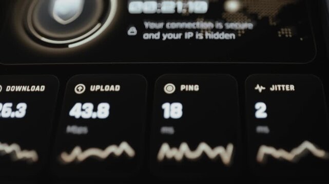 VPN Speed Test Shows 125.9 Mbps Download