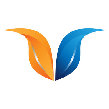 Now Letter V Logo Design Idea Vector brand