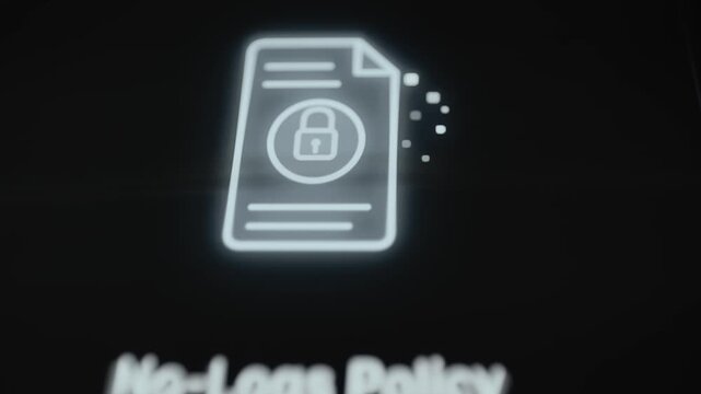 No Logs Policy Icon Protects Browsing Records