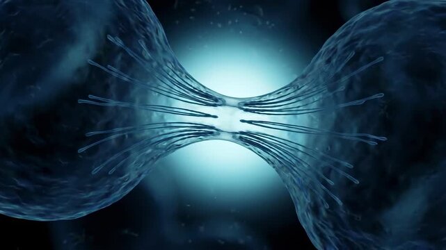 Extreme Ultra-Macro of Cleavage Furrow Pinching in Pitch Black for Cell Division