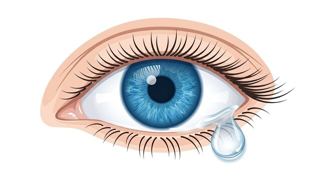 blue eye of the girl