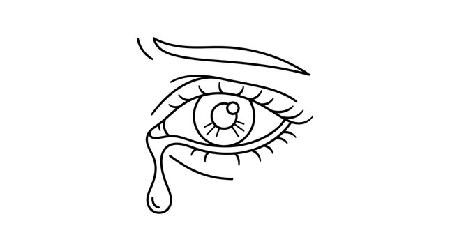 vector image of an eye