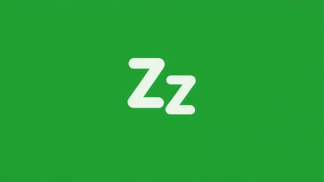 White capital and lowercase Z on a green background.