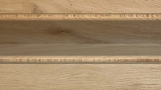 White Oak wooden boards rotating in a seamless loop with detailed natural grain, rich texture, refined surfaces and distinctive timber character for design