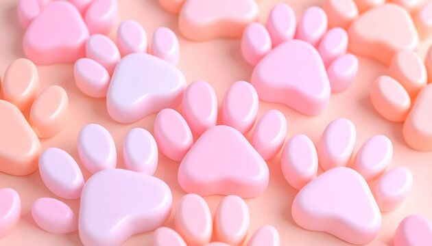 Close up view of pink and white bubble wrap texture.