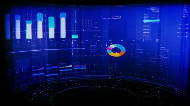 Futuristic global financial data visualization, world map and digital globe with candlestick chart, stock trading analytics, forex market dashboard, fintech infographic, big data interface