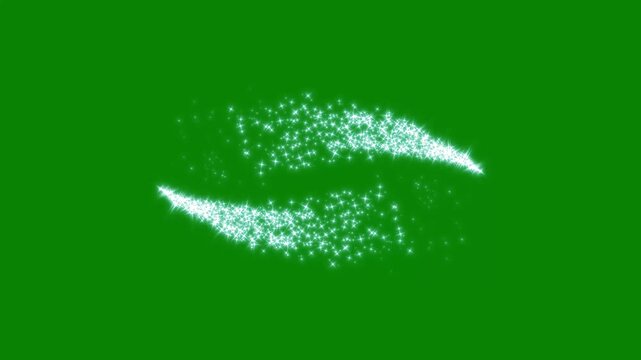 glowing doodle stars, glittering light line sparkle tail, shining sparkle motion on transparent and green screen. glitter stars particles, star line move light effect, flat vector doodle sparkle.