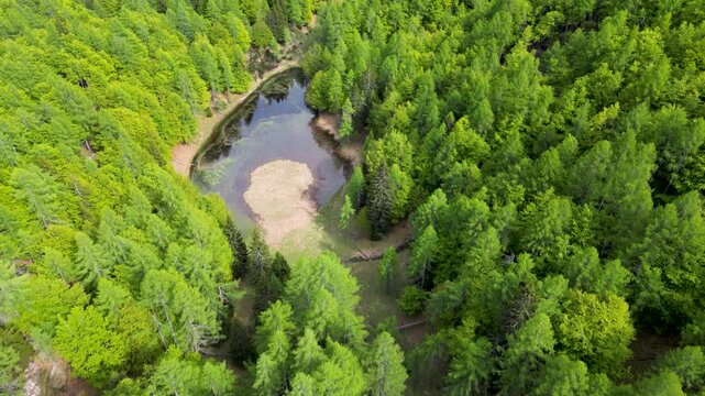 A journey into the Julian Alps' nature. Lake Somdogna, a small, pristine oasis.