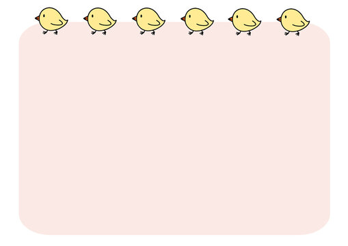 vector illustration of a bird with blank note