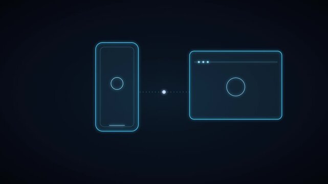 A glowing phone connects to a browser window to sign into web3