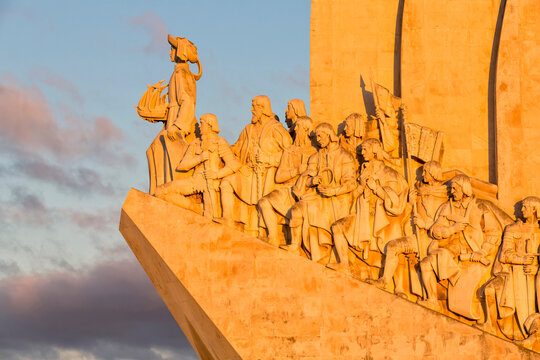 Portugal, Lisbon, View of Padrao dos Descobrimentos