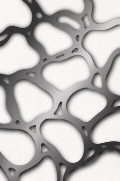 An abstract organic cellular network pattern forms a background