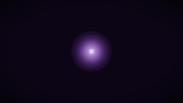 Violet memory fragments orbit and merge into a glowing core