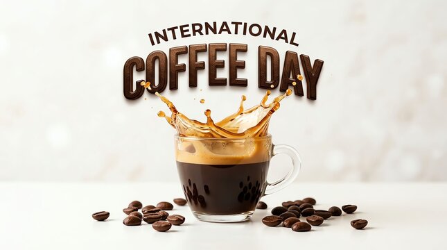 coffee cup and coffee beans