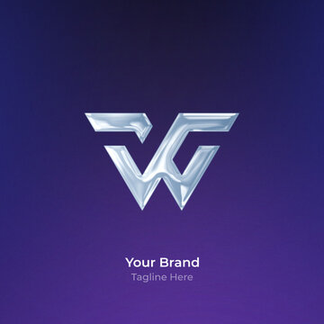 Square Corporate Clean Logo Intro for Business &ndash; Professional Glossy 3D Brand Opener for Social Media