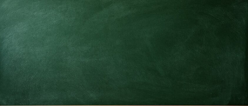 Versatile blank green chalkboard surface ideal for educational campaigns, back to school designs, and restaurant menus. Smudged chalk residue adds authentic texture for overlaying bold copy.