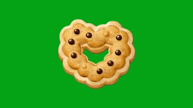 Chocolate Biscuit Animation With Sweet Crunch