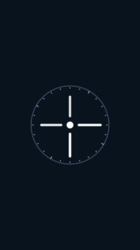 A white monochrome optical prism compass star badge pulses four cardinal light rays sequentially while rotating an outer degree ring three hundred sixty degrees on a midnight cosmos background