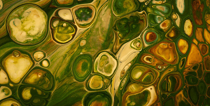 Contemporary Decorative Art with Blur Ink Gradation