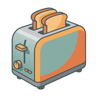 toaster and bread