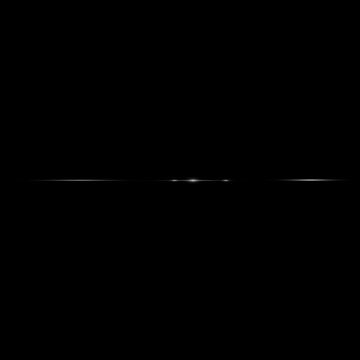 A distant shimmering sparkle of light pierces the darkness evoking mystery and wonder in the night sky