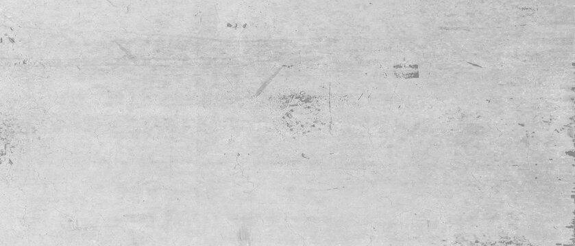 Monochrome distressed texture. black and white scratched and cracked grunge grainy urban background banner panorama long. Dust overlay distress grainy grungy effect..